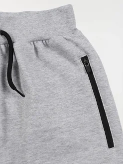 Jogging uni gris chiné garçon (XXS-M)