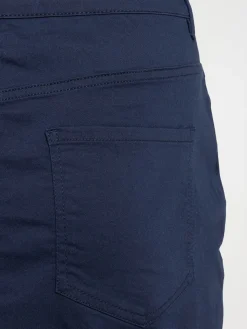 Jupe droite marine grande taille femme