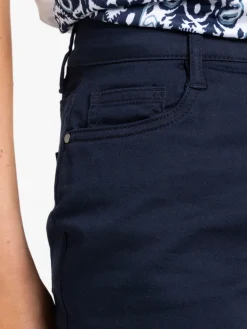 Jupe droite marine navy femme