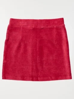 Jupe en velours prune fille (10-16A)