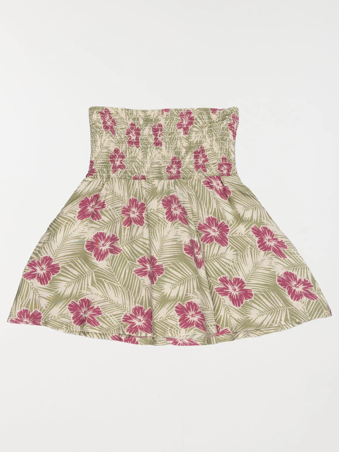 Jupe fleurs exotiques fille (XXS-M)