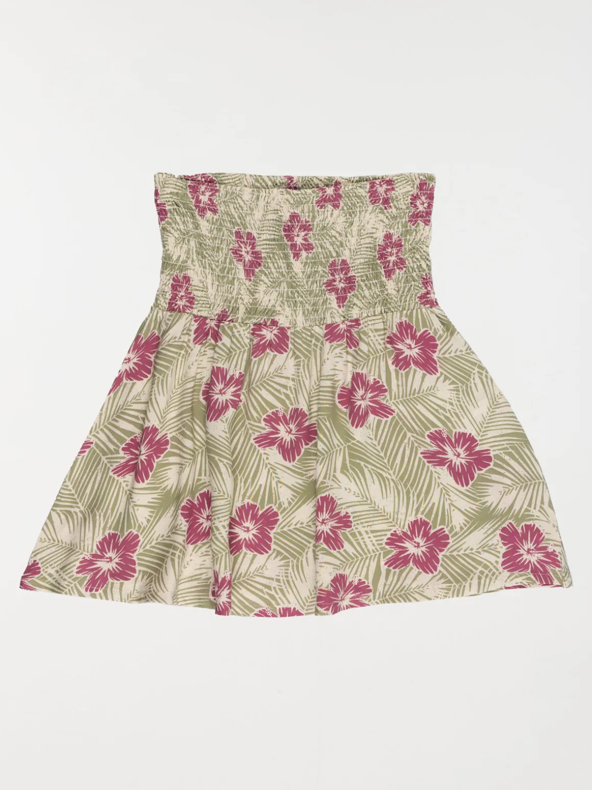 Jupe fleurs exotiques fille (XXS-M)
