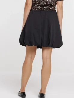Jupe forme boule noire femme