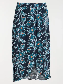 Jupe imprimée grande taille femme
