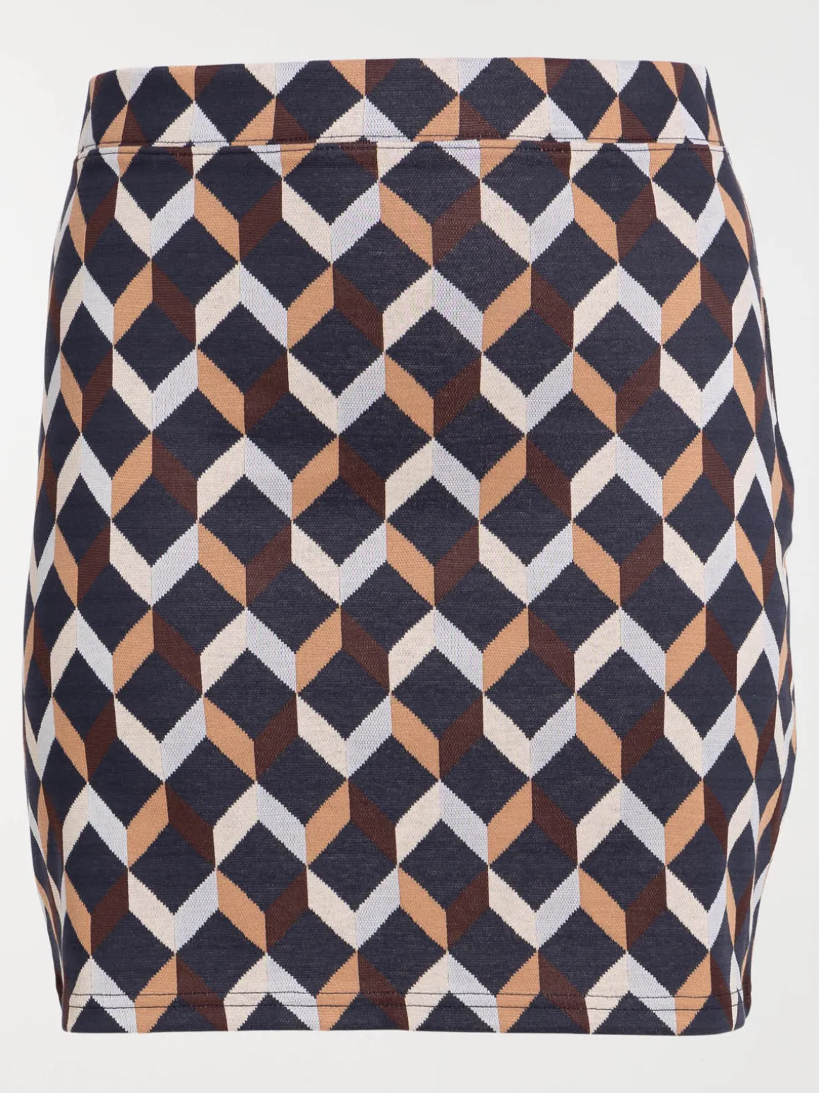 Jupe jacquard grande taille femme
