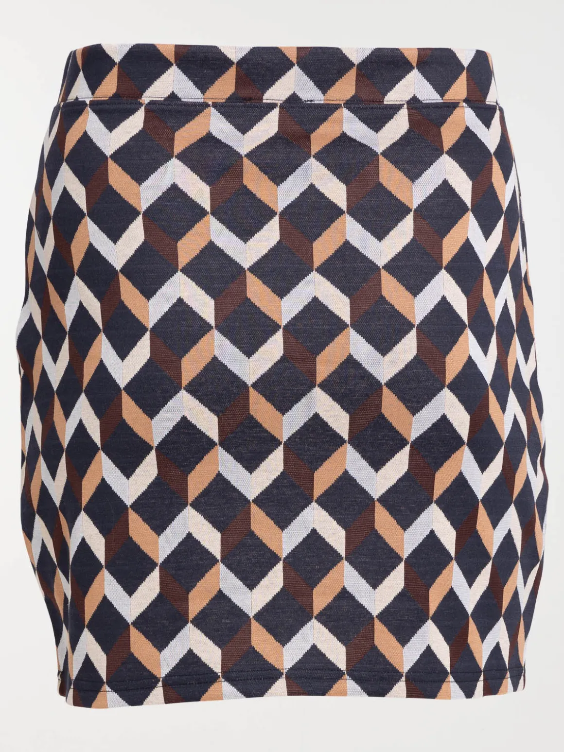 Jupe jacquard grande taille femme