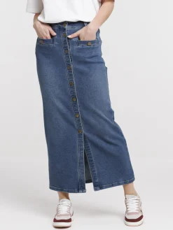 Jupe longue double stone femme