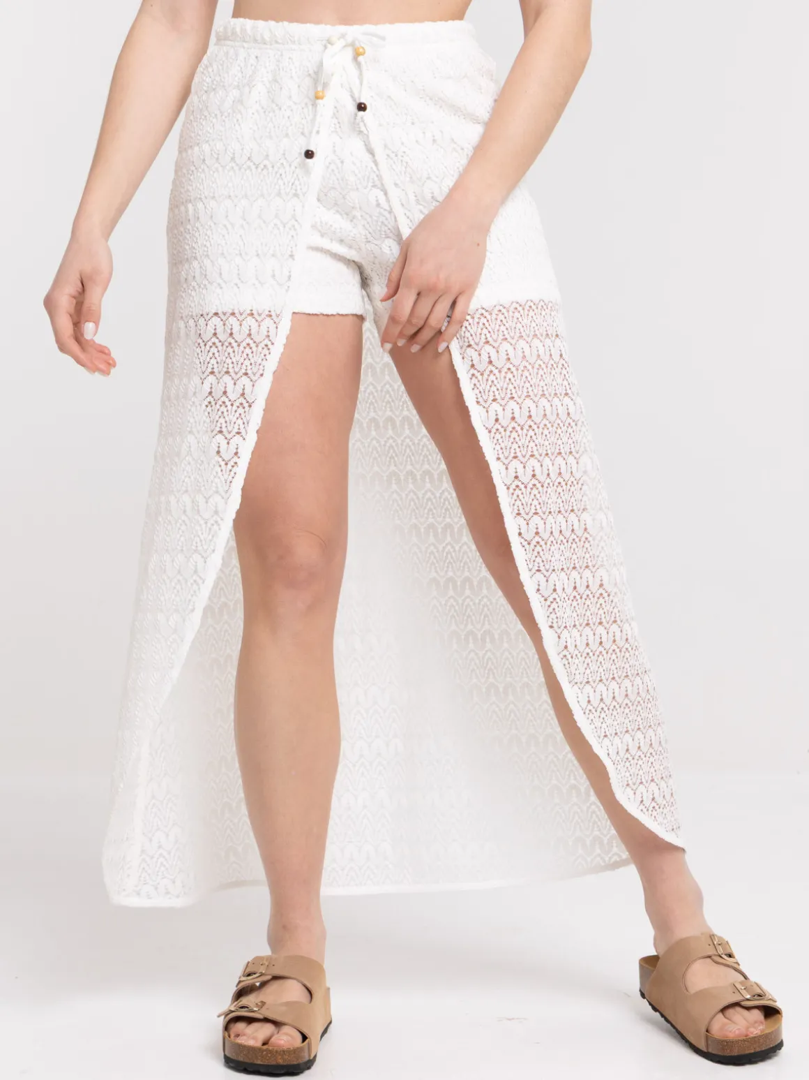 Jupe longue femme avec short intégré