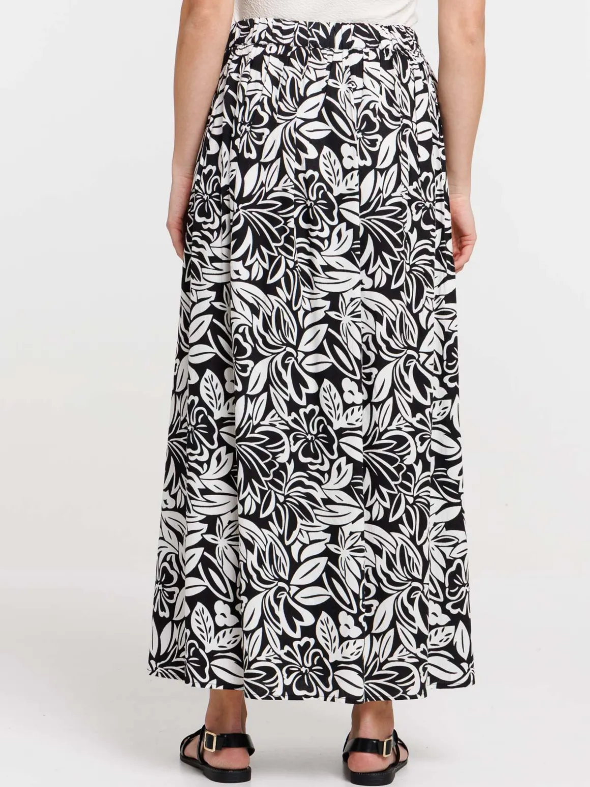 Jupe longue imprimée floral femme