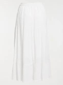 Jupe longue évasée écru fille (XXS-M)