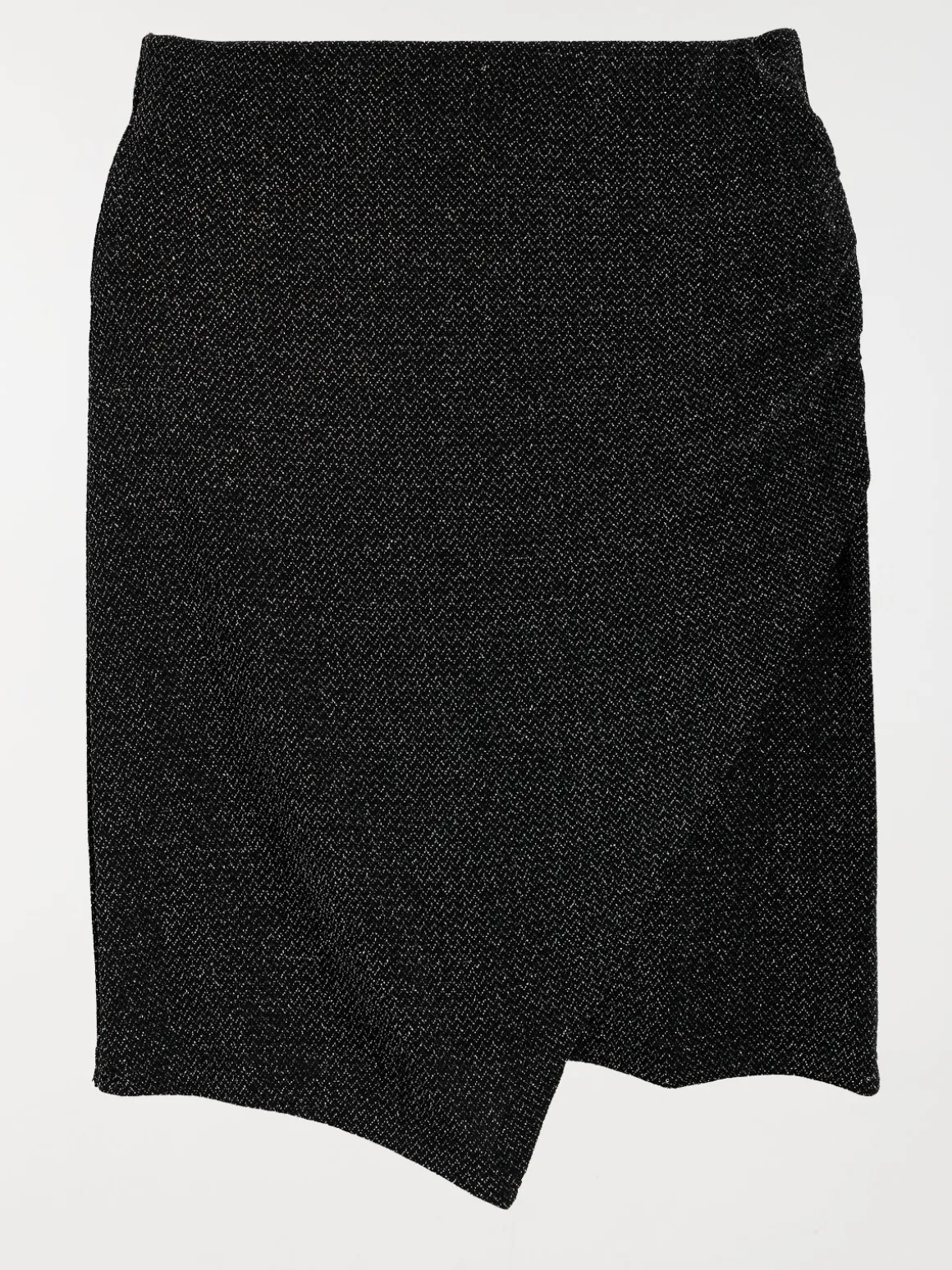 Jupe noire effet paillettée femme