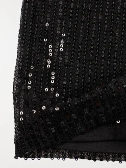 Jupe noire sequins fille (XXS-M)