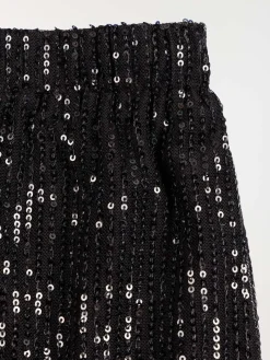 Jupe noire sequins fille (XXS-M)