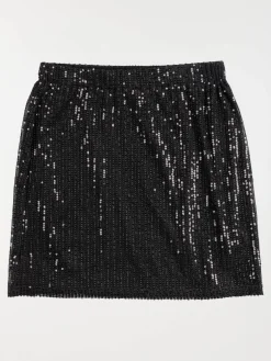 Jupe noire sequins fille (XXS-M)