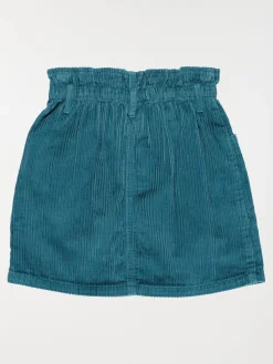 Jupe petrol blue velours fille (3-12A)