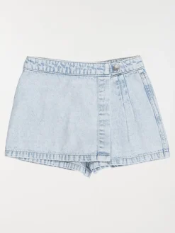 Jupe short en jean fille (3-12A)