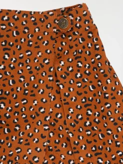 Jupe short léopard fille (3-12A)