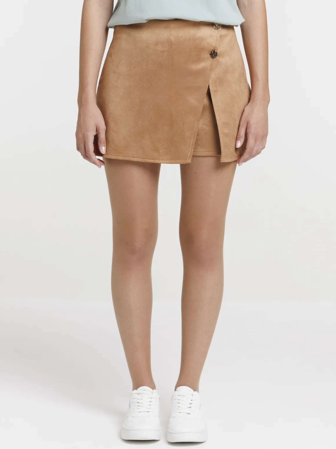 Jupe short suédine femme