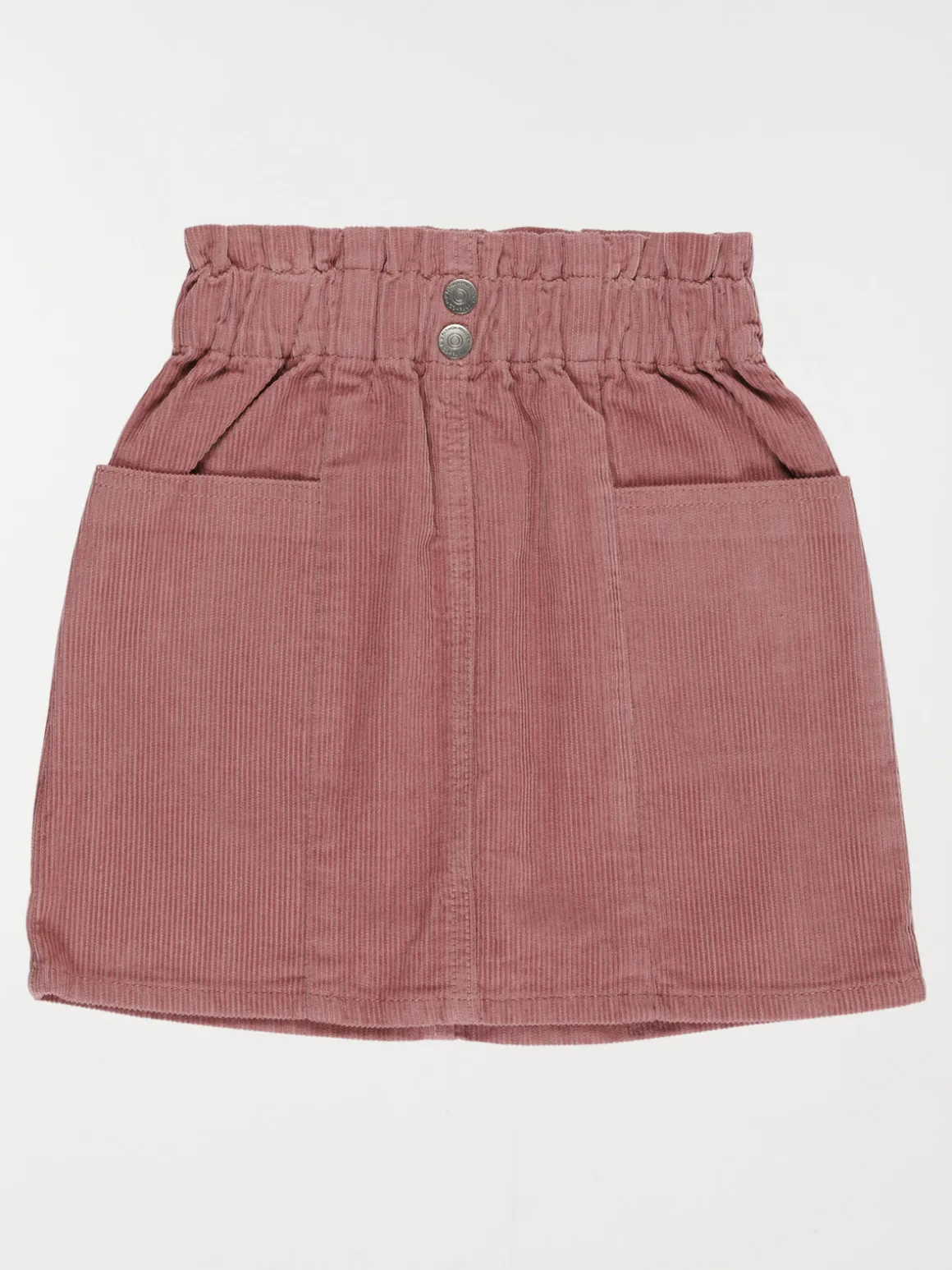 Jupe velours vieux rose fille (3-12A)