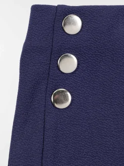 Jupe-short bleu officier fille (3-12A)