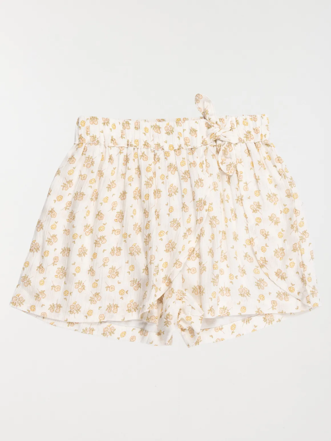 Jupe-short fleuri fille (3-12A)