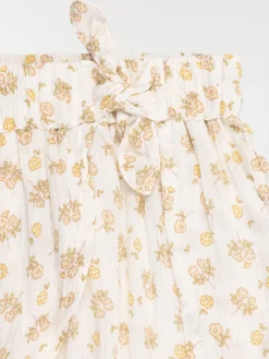 Jupe-short fleuri fille (3-12A)