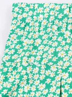 Jupe-short fleurie fille (XXS-M)