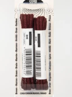 Lacets cordonnets 75 cm marron