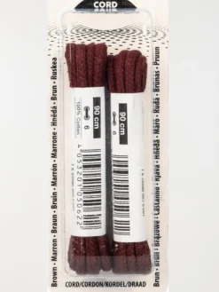 Lacets cordonnets 90 cm marron