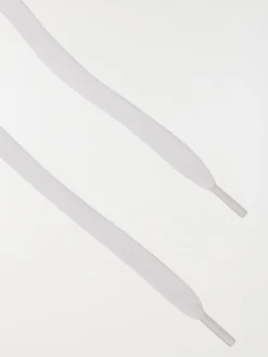 Lacets plats blancs 90 cm 6 oeillets