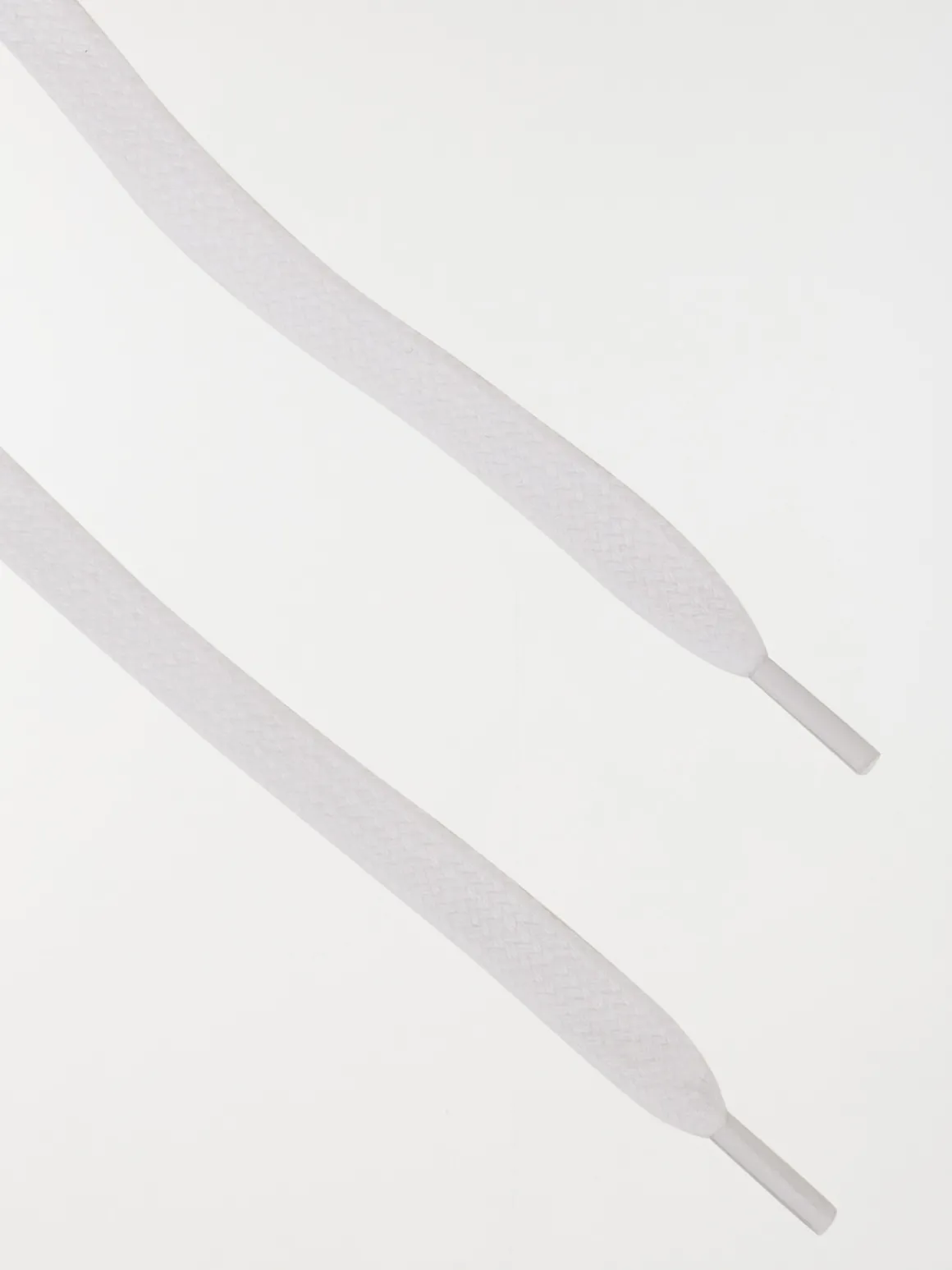 Lacets plats blancs 90 cm 6 oeillets