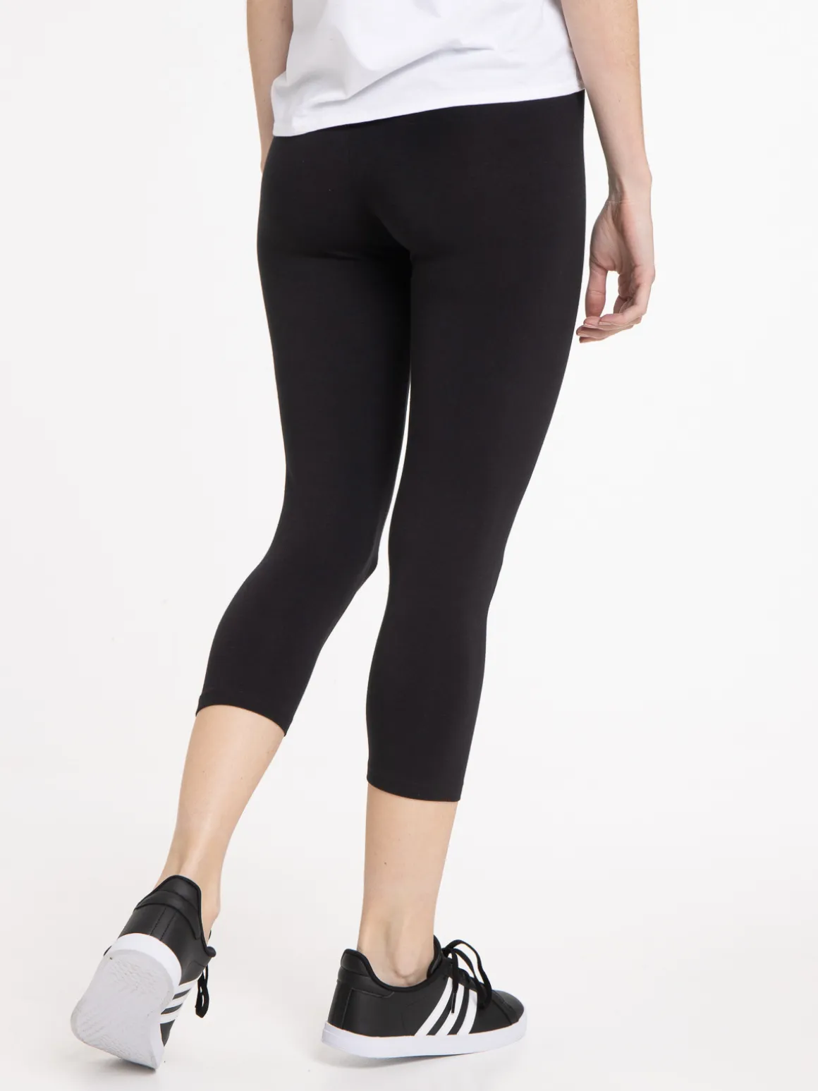 Legging 3/4 uni femme