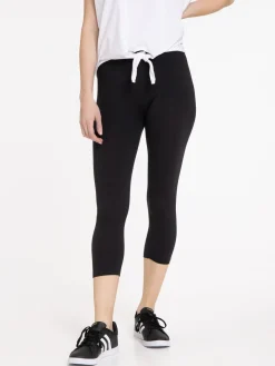 Legging 3/4 uni femme