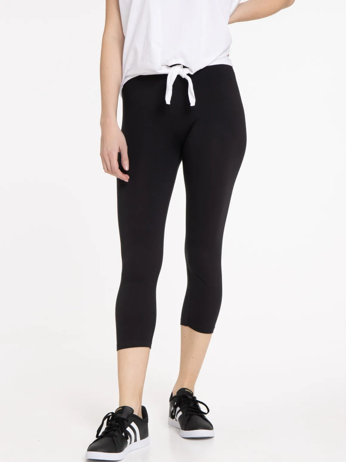 Legging 3/4 uni femme
