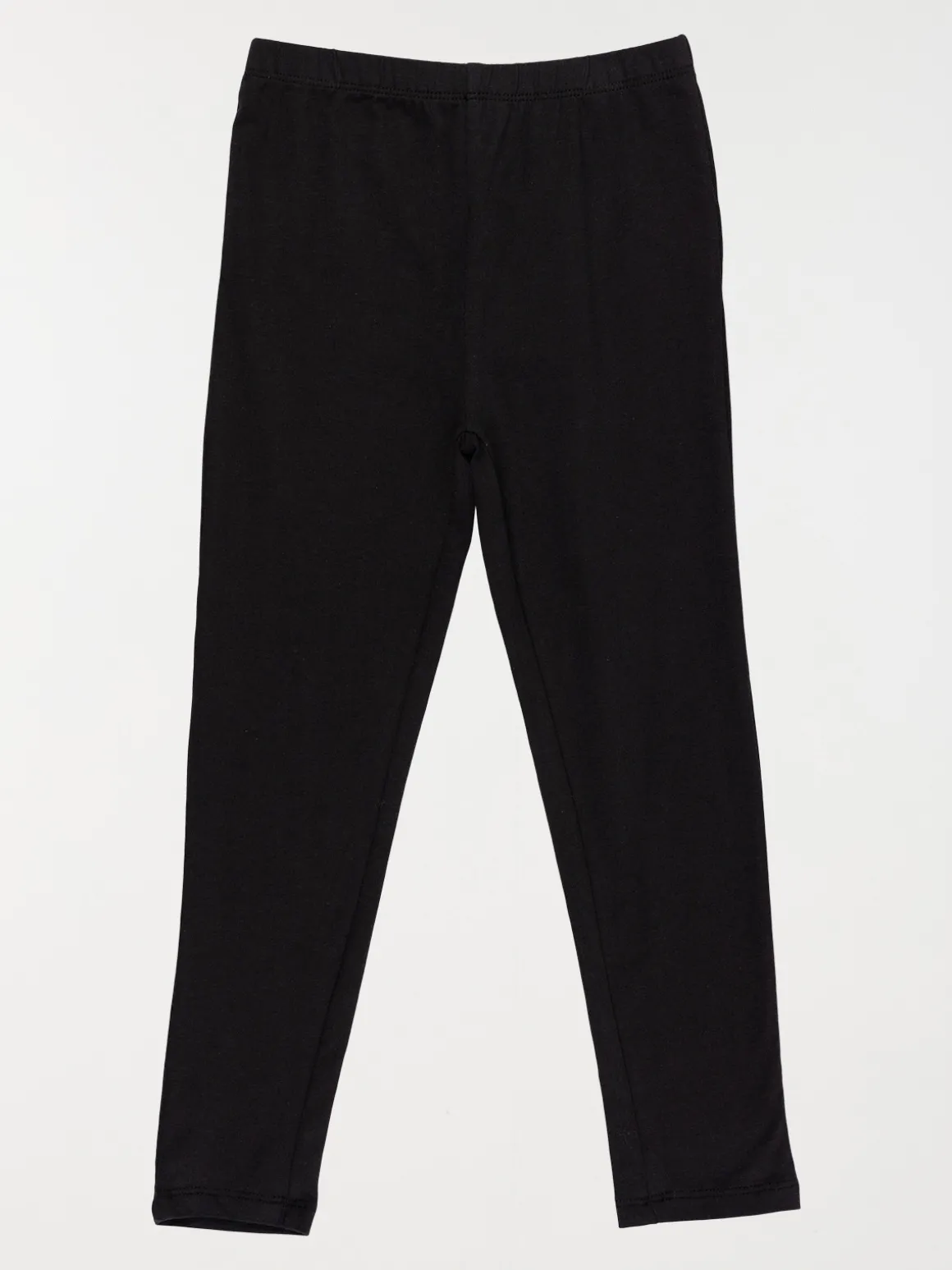 Legging basique noir fille (3-12A)