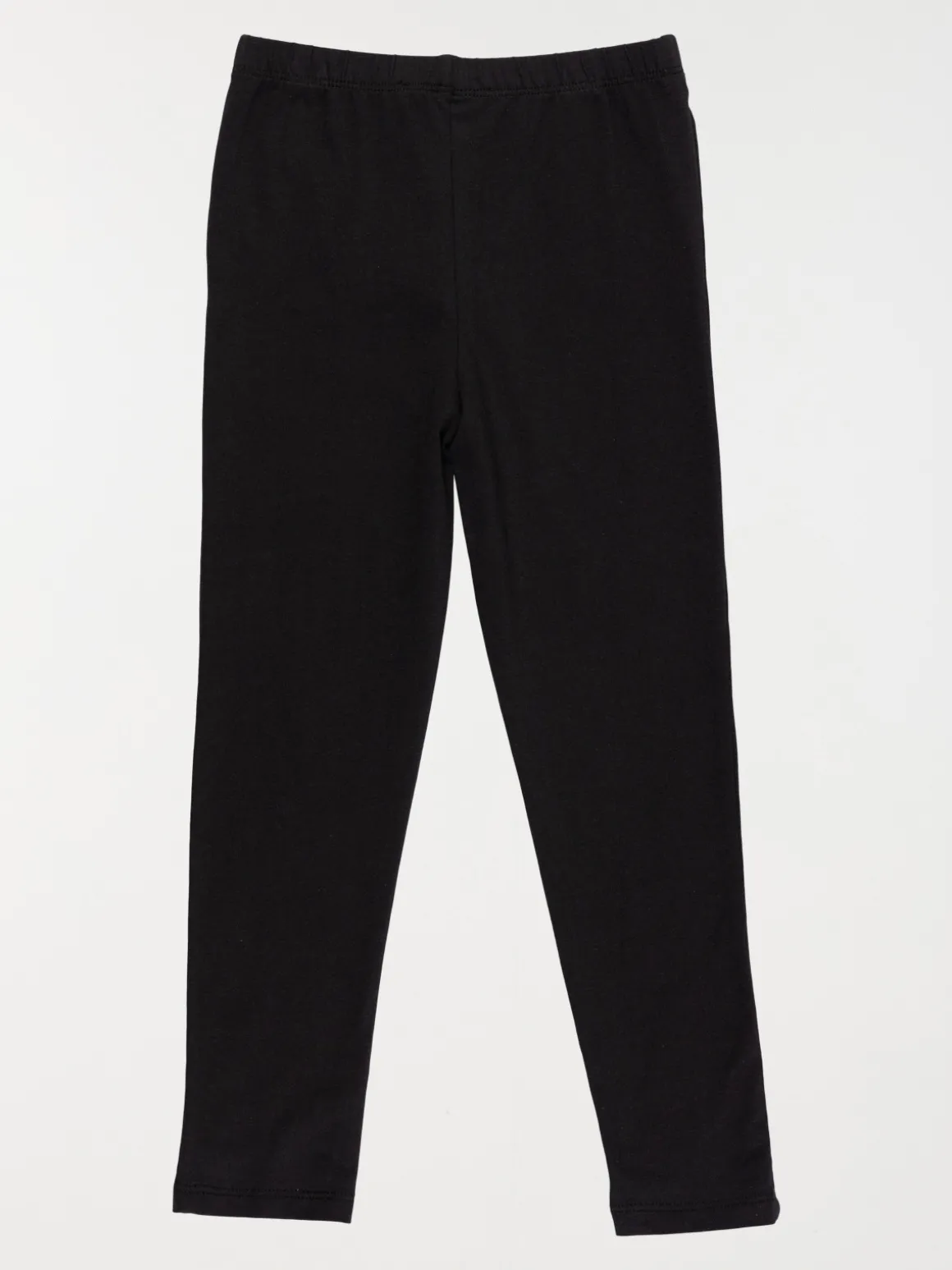 Legging basique noir fille (3-12A)
