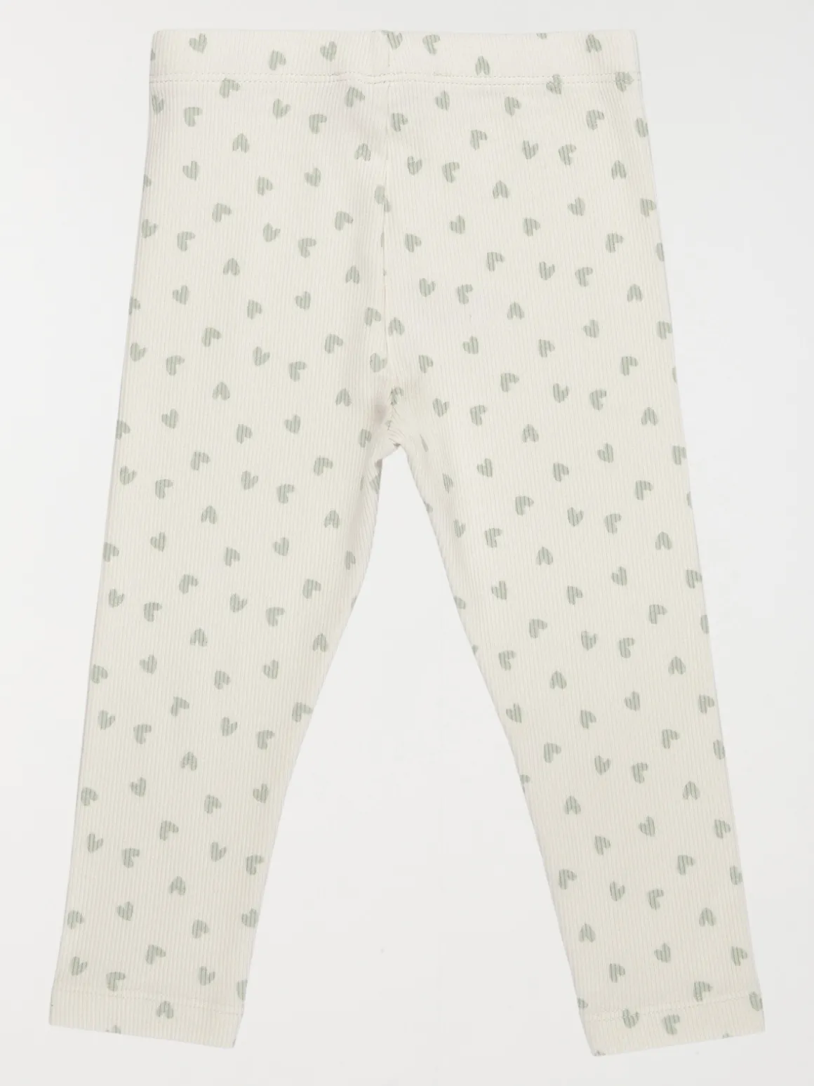 Legging côtelé coeur fille (3-36M)