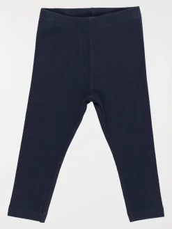 Legging côtelé marine fille (3-36M)