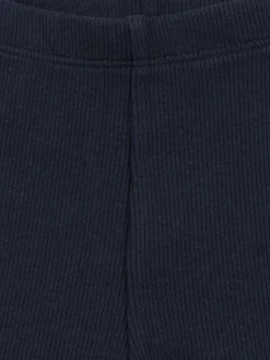 Legging côtelé marine fille (3-36M)