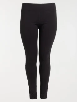 Legging sport grande taille femme noir