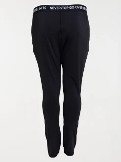 Legging sport noir grande taille femme