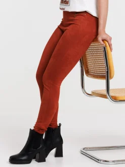 Legging suédine femme