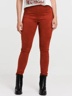 Legging suédine femme