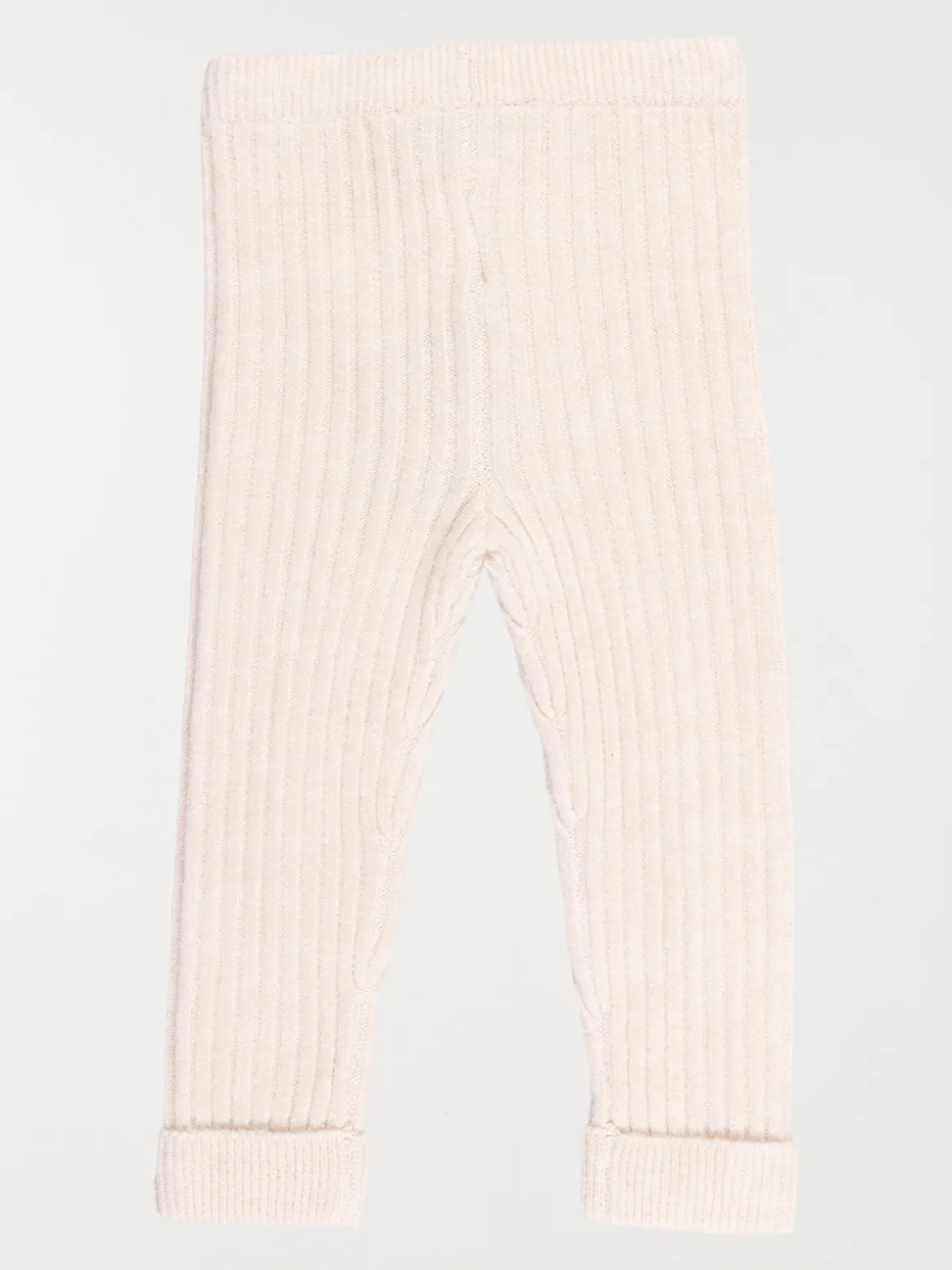 Legging tricot écru fille (3-36M)