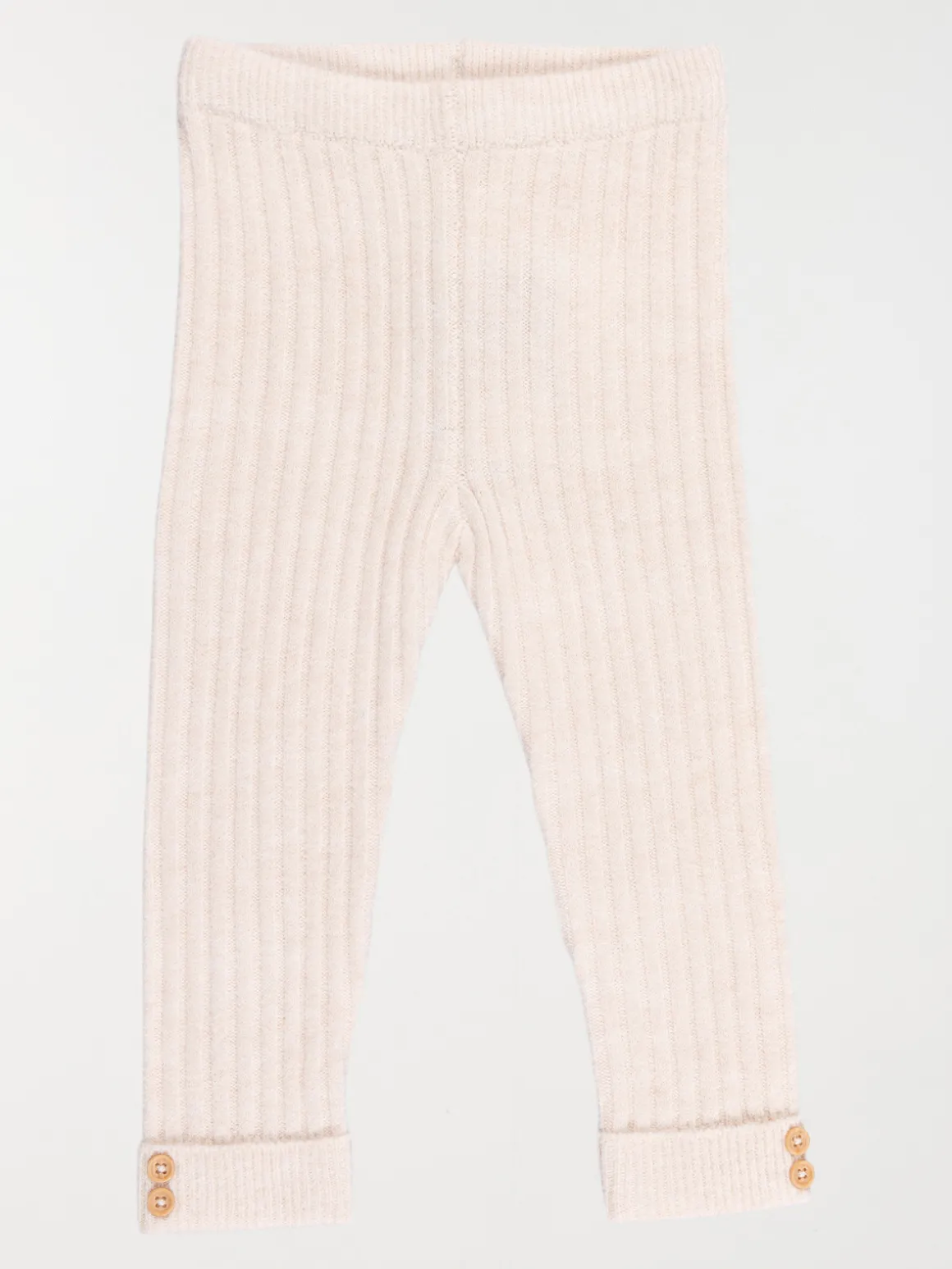 Legging tricot écru fille (3-36M)