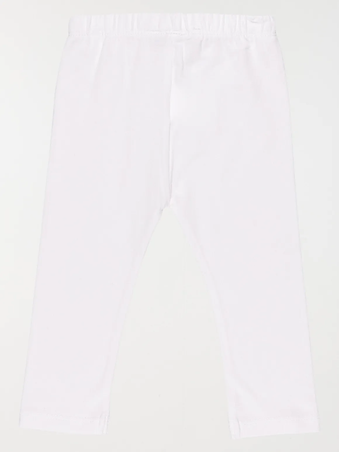 Legging uni blanc fille (3-36M)