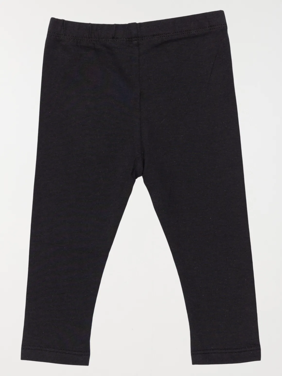 Legging uni noir fille (3-36M)