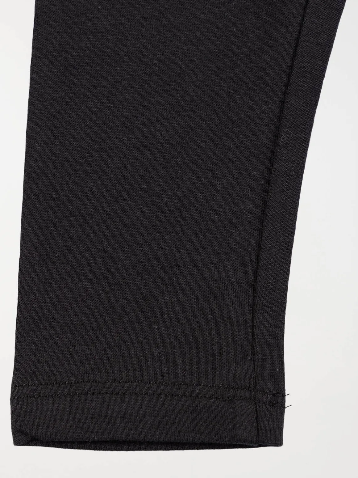 Legging uni noir fille (3-36M)