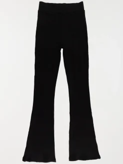 Legging évasé côtelé fille noir (XXS-M)
