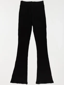 Legging évasé côtelé fille noir (XXS-M)
